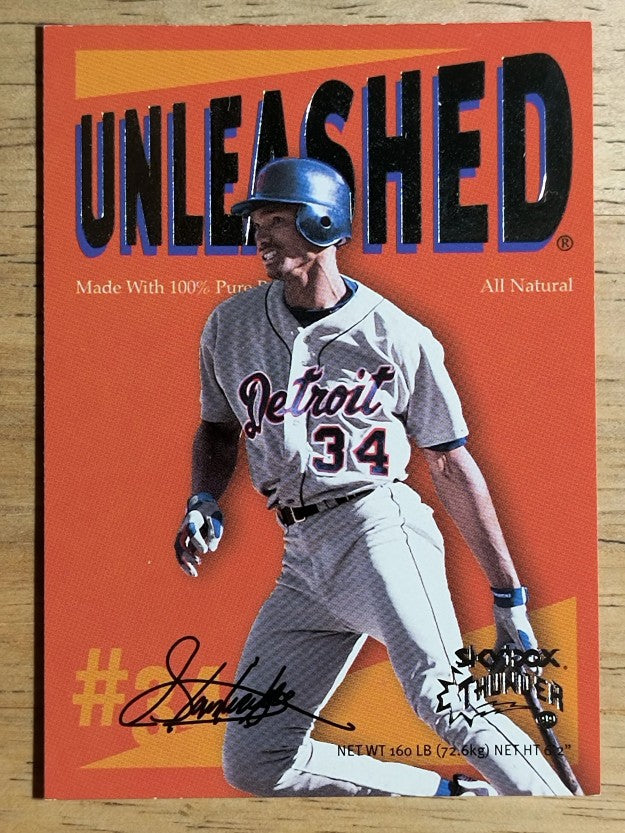 1999 SkyBox Thunder Unleashed #U5 Juan Encarnacion