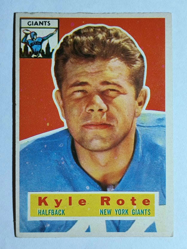1956 Topps #29 Kyle Rote (EXMT)