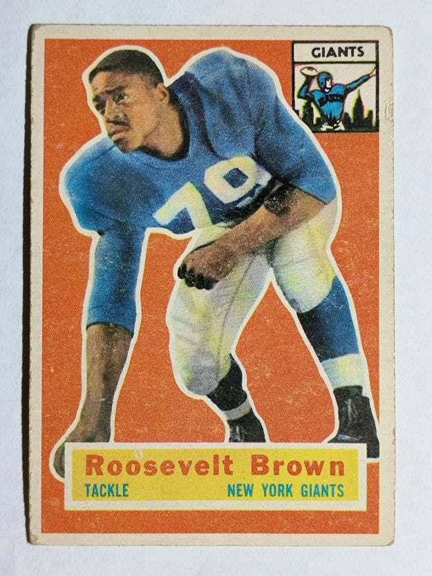 1956 Topps #41 Roosevelt Brown RC (VGEX)