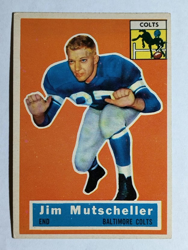 1956 Topps #72 Jim Mutscheller RC (EXMT)