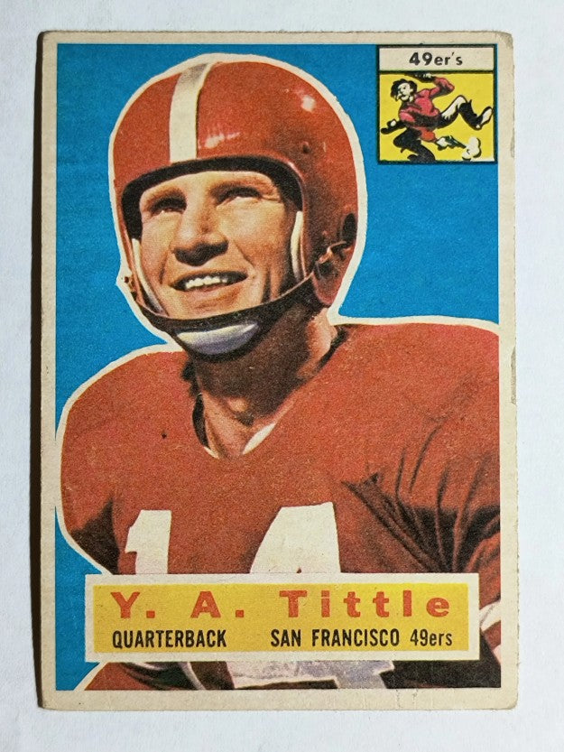 1956 Topps #86 Y.A.Tittle (VGEX)