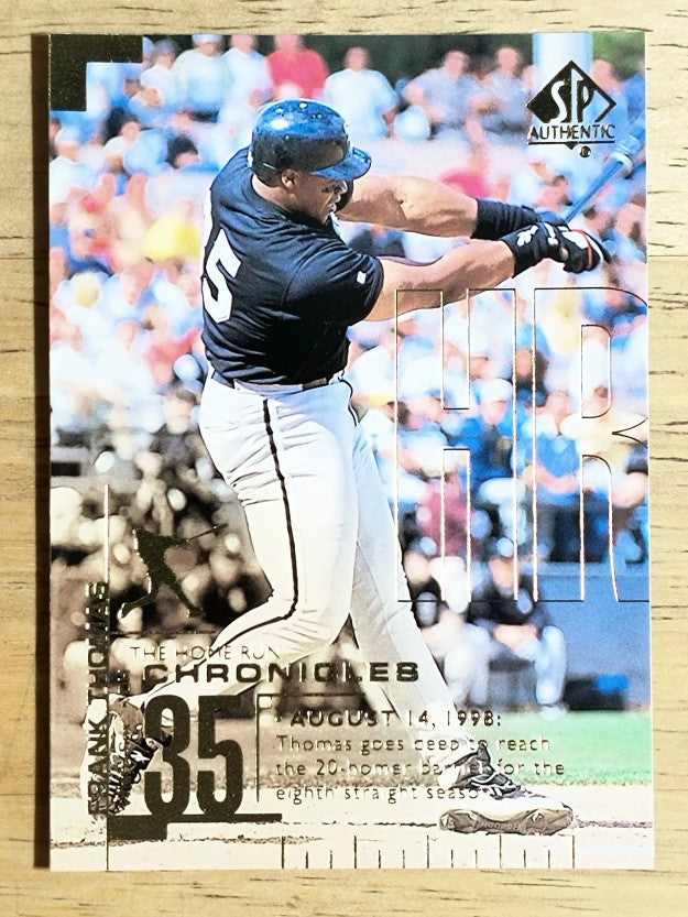 1999 SP Authentic Home Run Chronicles #HR19 Frank Thomas