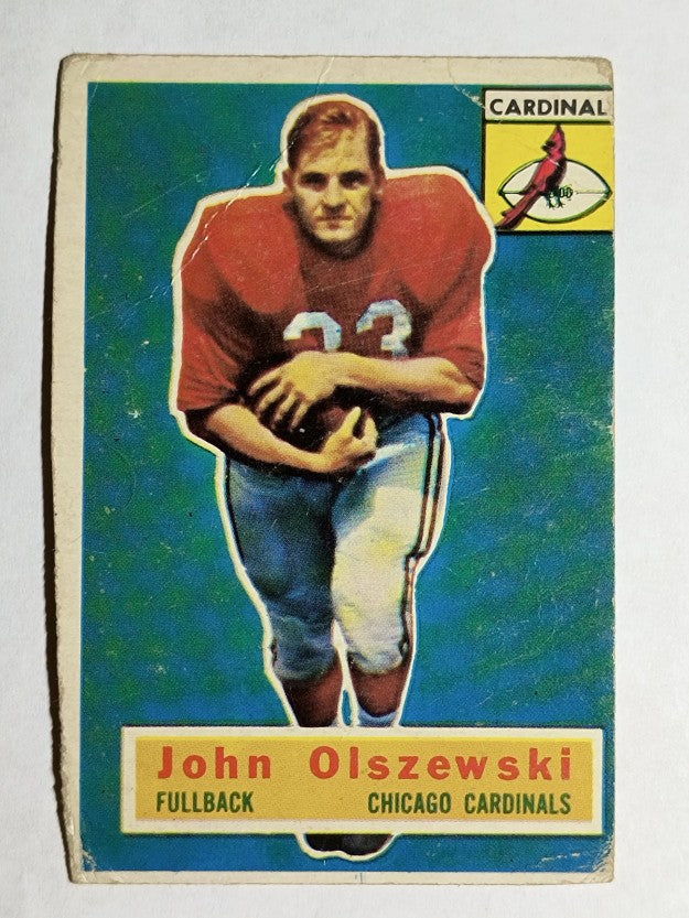 1956 Topps #106 John Olszewski SP (trimmed)