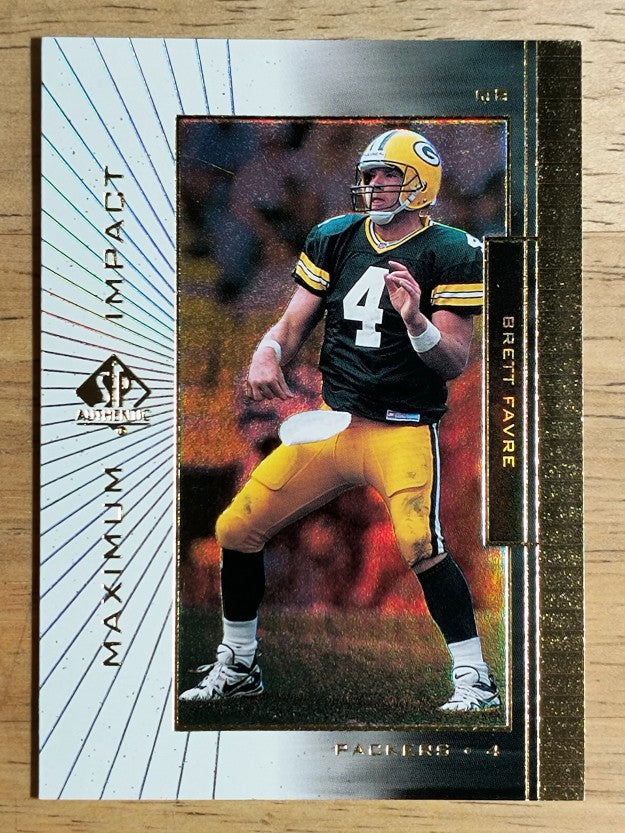 1999 SP Authentic Maximum Impact #MI10 Brett Favre