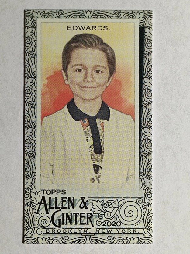 2020 Topps Allen and Ginter Mini Black Border #284 Julian Edwards