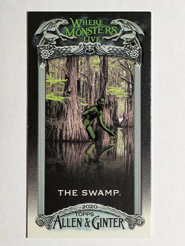 2020 Topps Allen and Ginter Mini Where Monsters Live #MWML7 The Swamp