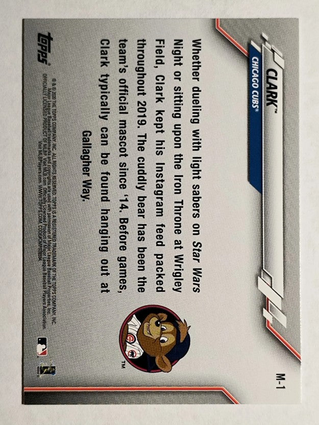 2020 Topps Opening Day Mascots #M1 Clark