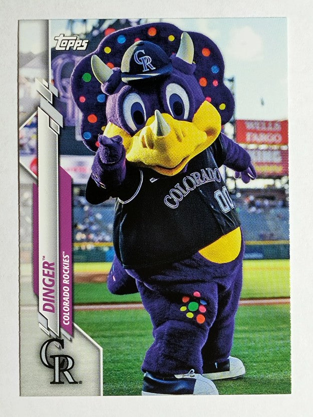 2020 Topps Opening Day Mascots #M4 Dinger