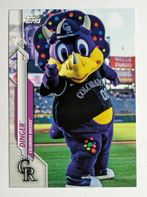 2020 Topps Opening Day Mascots #M4 Dinger