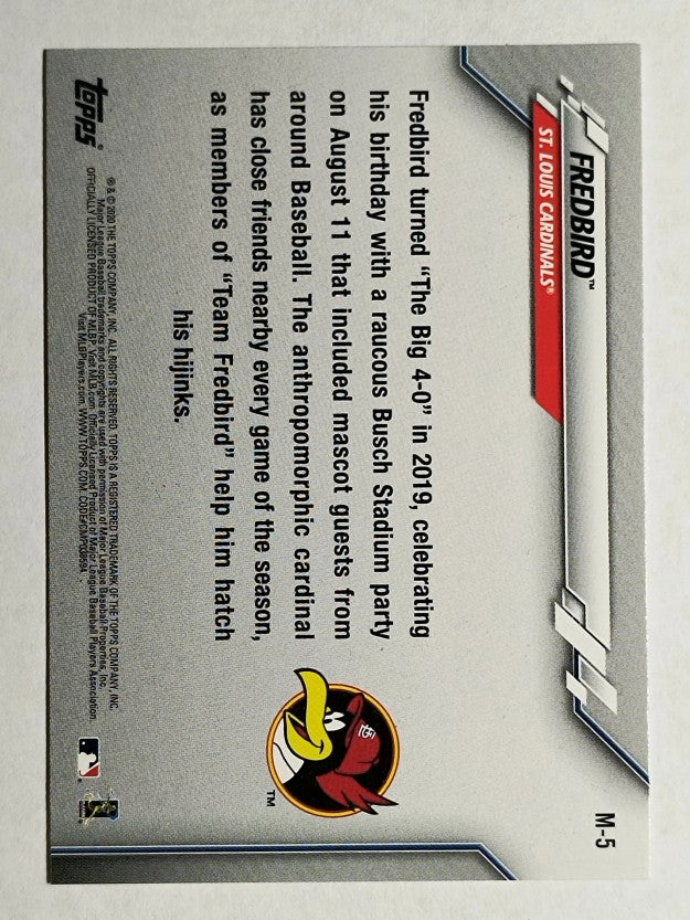 2020 Topps Opening Day Mascots #M5 Fredbird