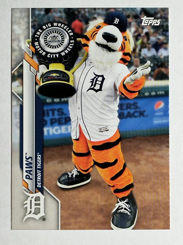2020 Topps Opening Day Mascots #M6 Paws