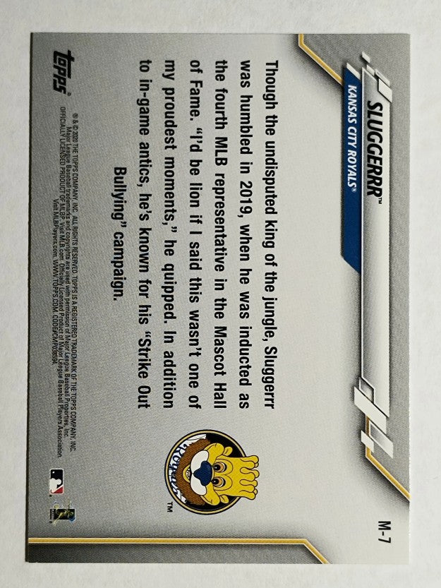 2020 Topps Opening Day Mascots #M7 Sluggerrr
