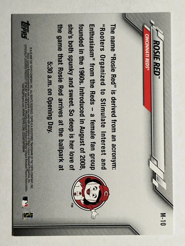 2020 Topps Opening Day Mascots #M10 Rosie Red