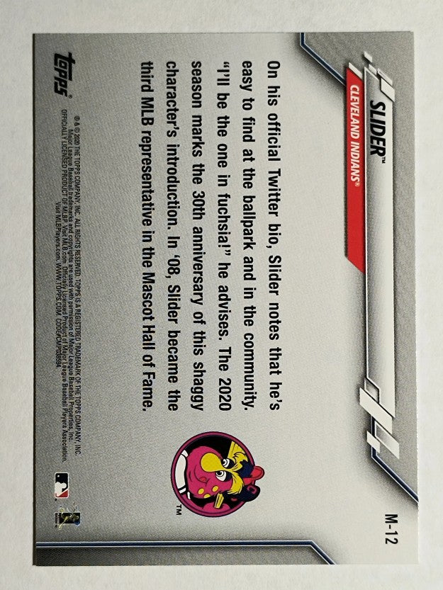 2020 Topps Opening Day Mascots #M12 Slider