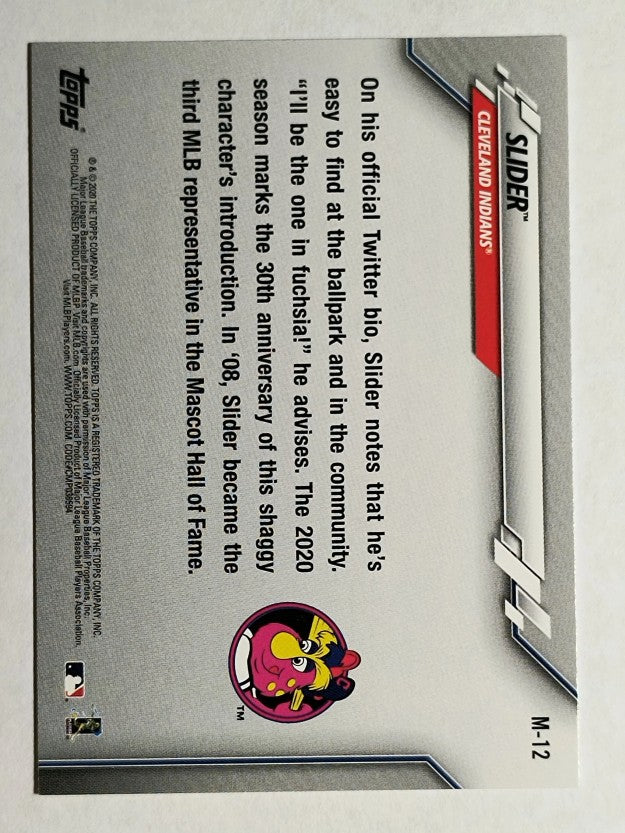 2020 Topps Opening Day Mascots #M12 Slider