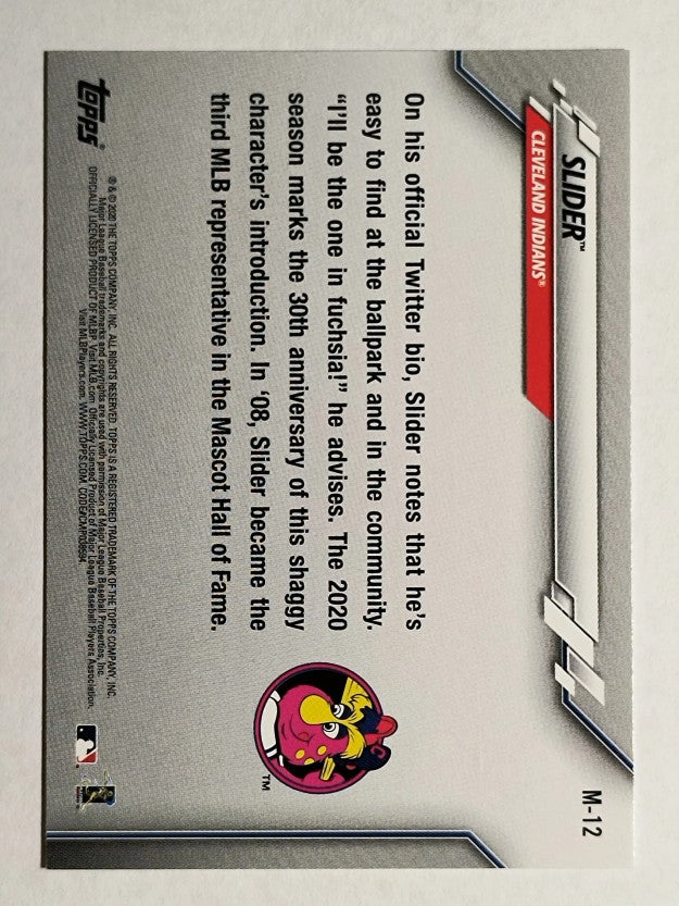 2020 Topps Opening Day Mascots #M12 Slider