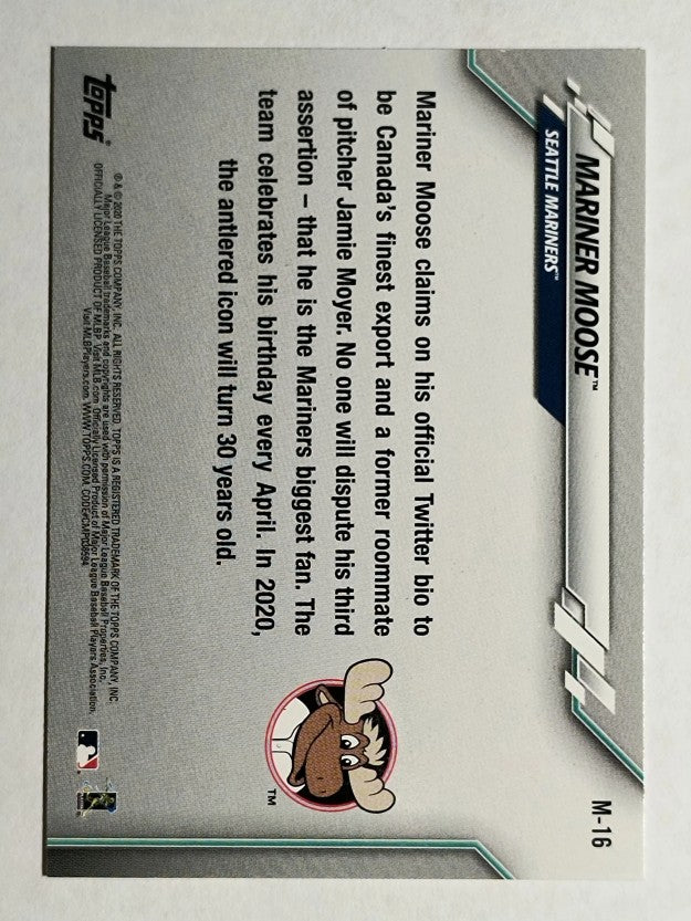 2020 Topps Opening Day Mascots #M16 Mariner Moose