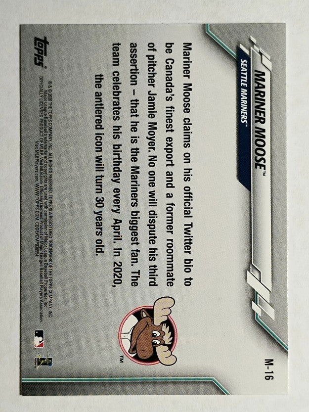 2020 Topps Opening Day Mascots #M16 Mariner Moose