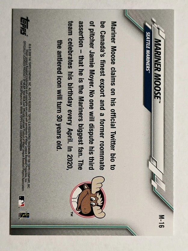 2020 Topps Opening Day Mascots #M16 Mariner Moose