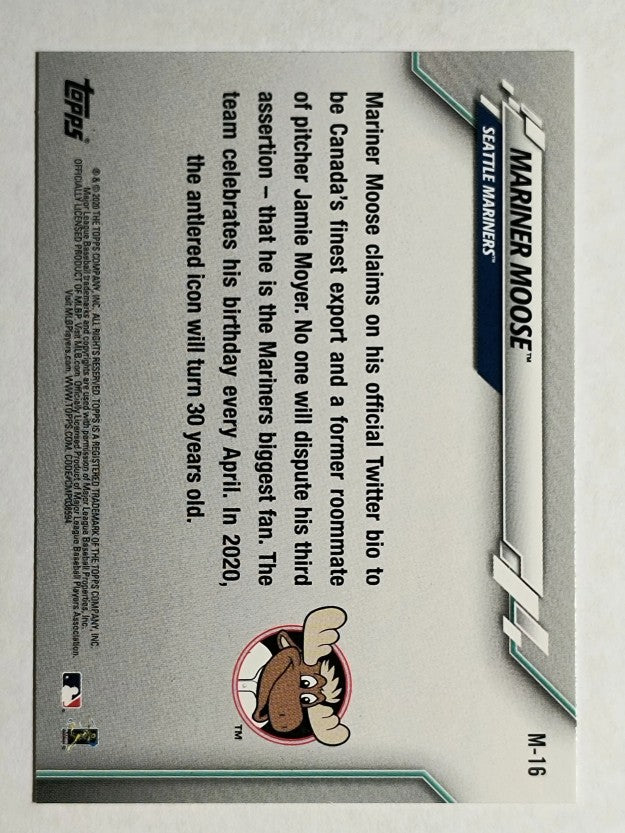 2020 Topps Opening Day Mascots #M16 Mariner Moose