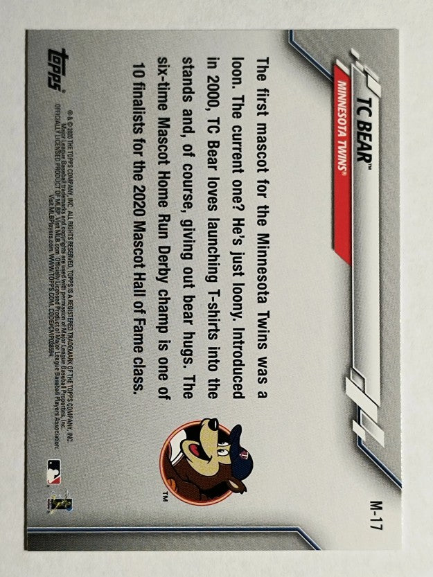 2020 Topps Opening Day Mascots #M17 TC Bear