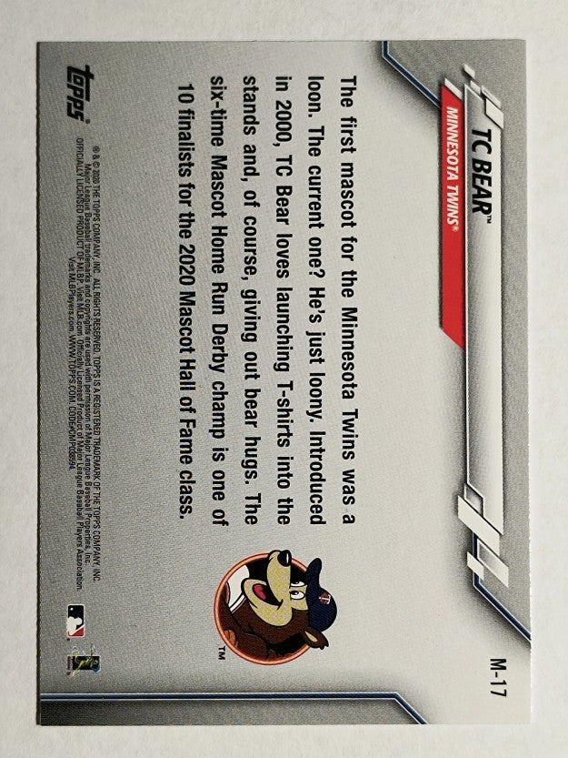 2020 Topps Opening Day Mascots #M17 TC Bear