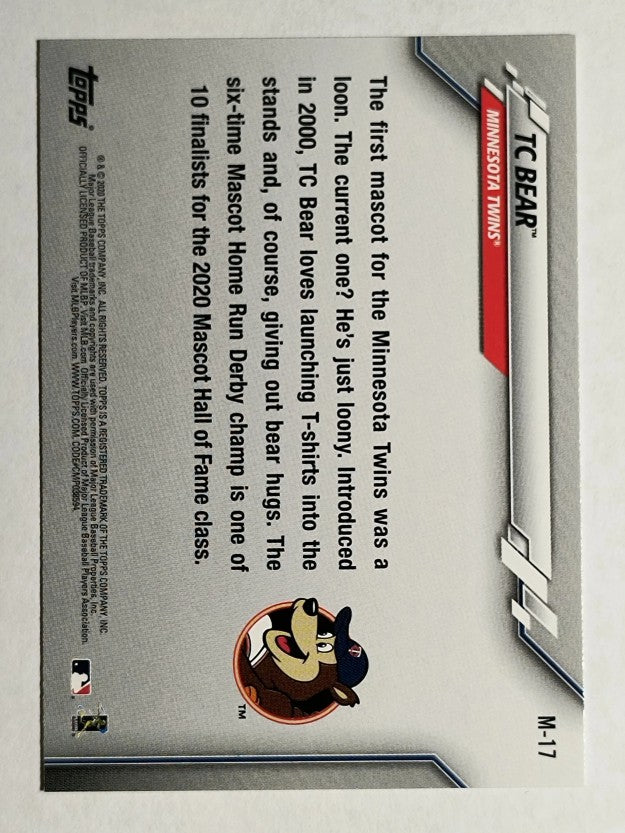 2020 Topps Opening Day Mascots #M17 TC Bear