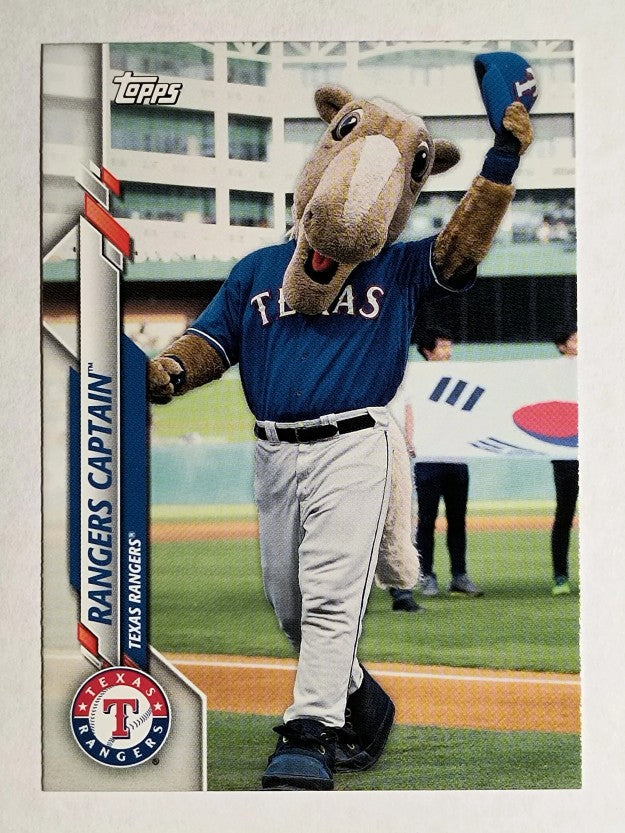 2020 Topps Opening Day Mascots #M19 Rangers Captain