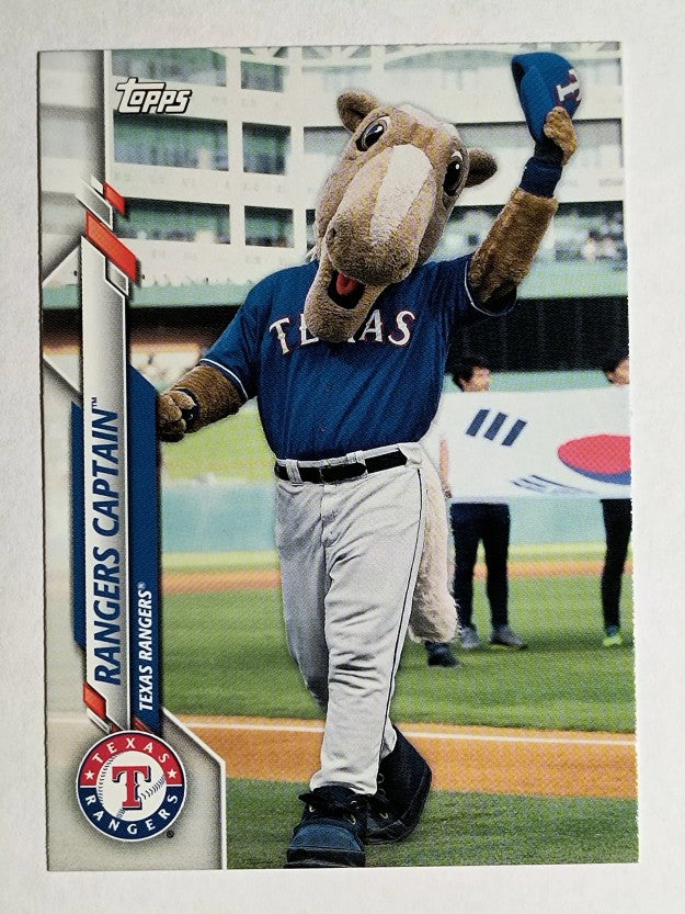 2020 Topps Opening Day Mascots #M19 Rangers Captain