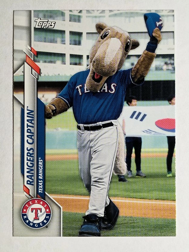 2020 Topps Opening Day Mascots #M19 Rangers Captain