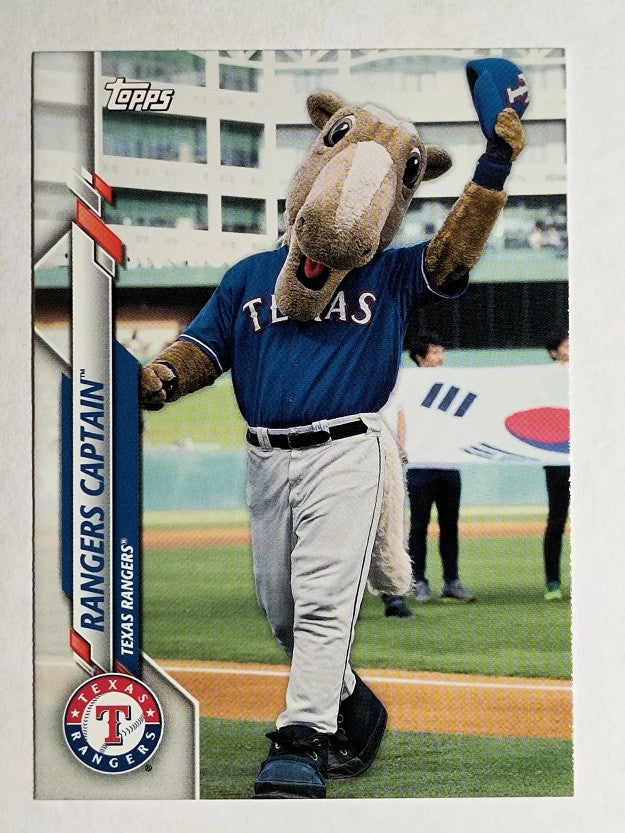 2020 Topps Opening Day Mascots #M19 Rangers Captain