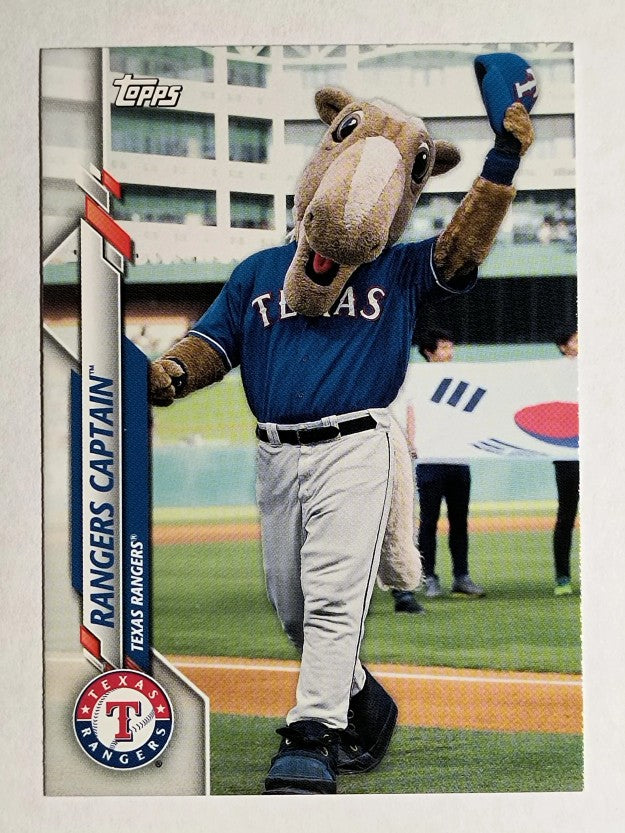 2020 Topps Opening Day Mascots #M19 Rangers Captain