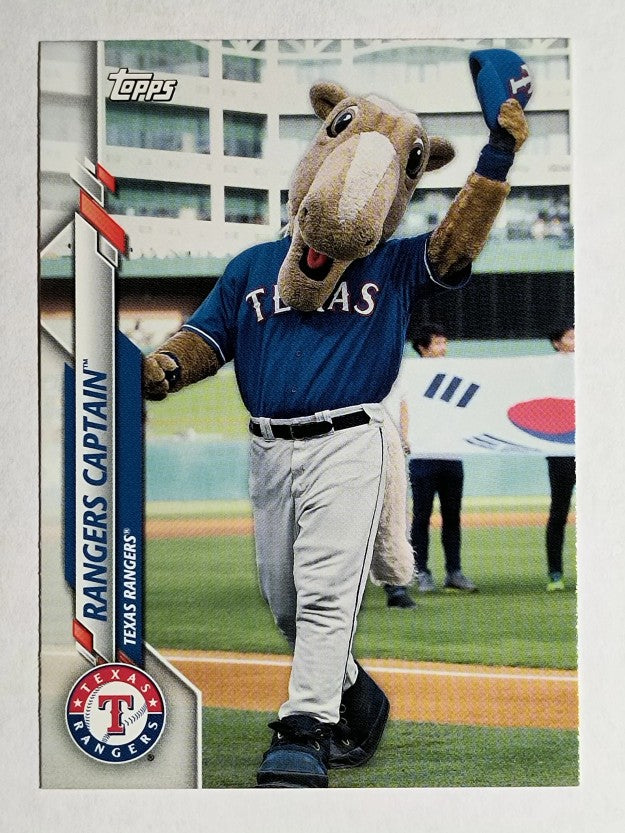 2020 Topps Opening Day Mascots #M19 Rangers Captain