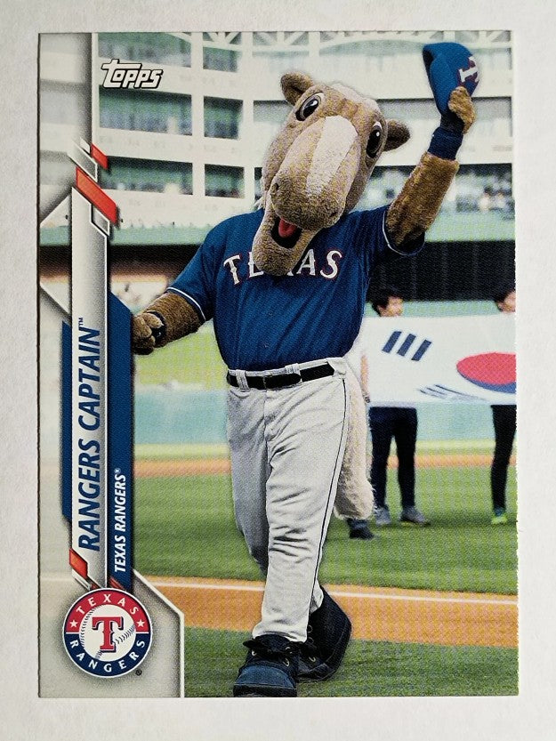2020 Topps Opening Day Mascots #M19 Rangers Captain