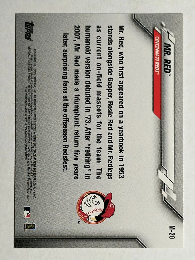 2020 Topps Opening Day Mascots #M20 Mr. Red