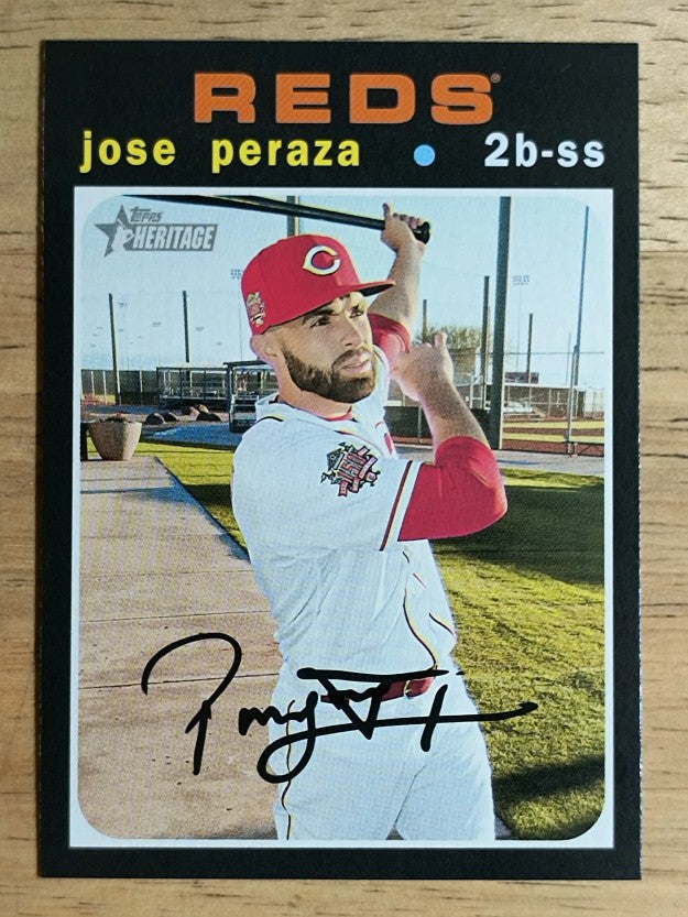 2020 Topps Heritage #239 Jose Peraza