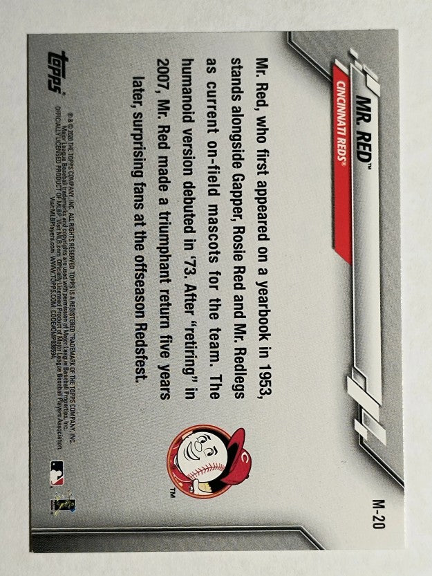 2020 Topps Opening Day Mascots #M20 Mr. Red