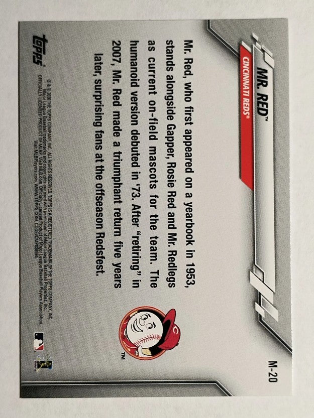 2020 Topps Opening Day Mascots #M20 Mr. Red