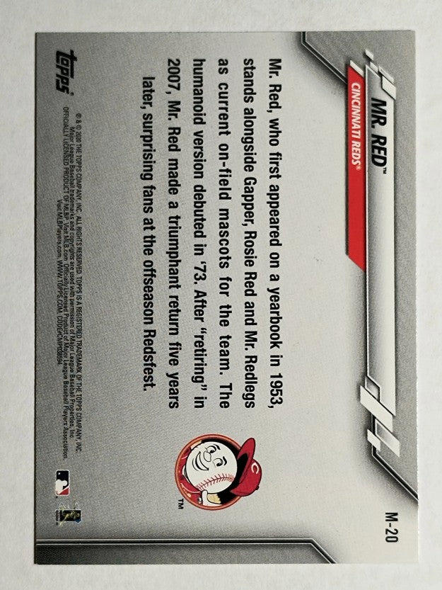 2020 Topps Opening Day Mascots #M20 Mr. Red