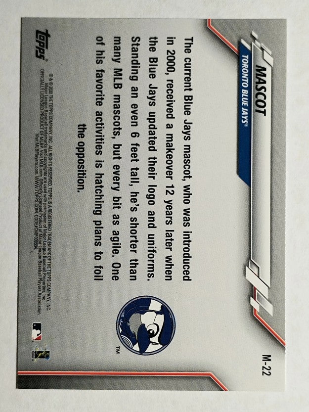 2020 Topps Opening Day Mascots #M22 Mascot