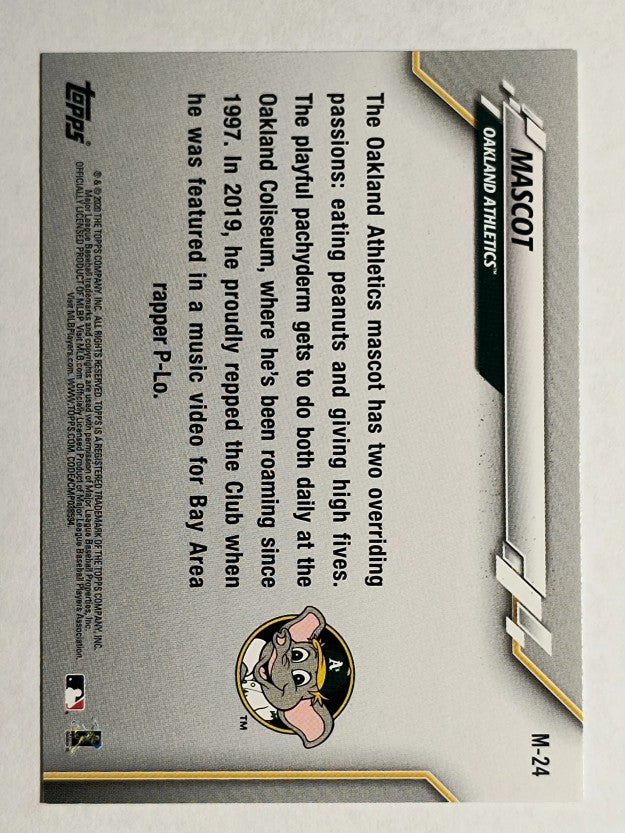 2020 Topps Opening Day Mascots #M24 Mascot