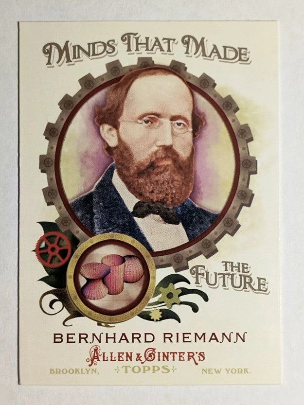 2011 Topps Allen and Ginter Minds that Made the Future #MMF19 Bernhard Riemann