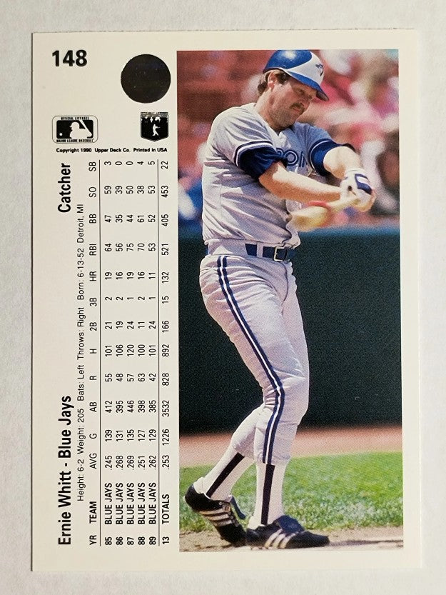 1990 Upper Deck #148 Ernie Whitt