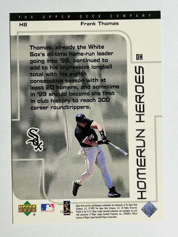 1999 UD Choice Homerun Heroes #H8 Frank Thomas