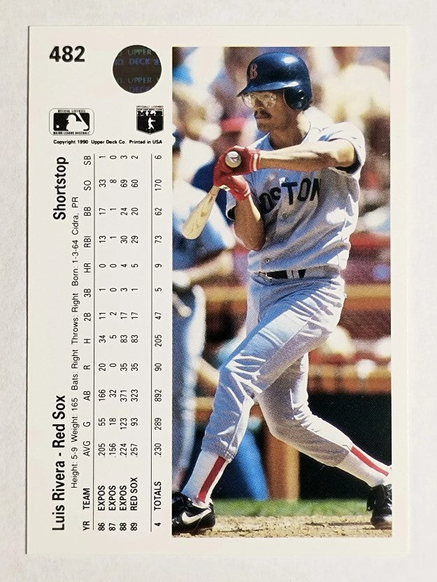 1990 Upper Deck #482 Luis Rivera