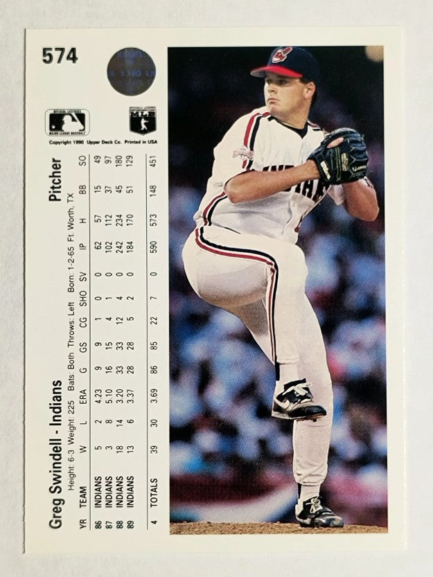 1990 Upper Deck #574 Greg Swindell