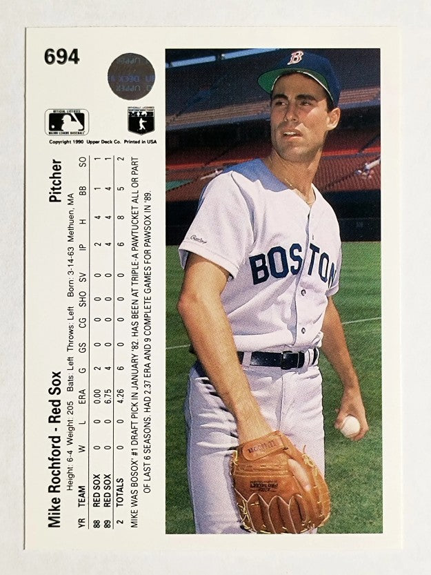 1990 Upper Deck #694 Mike Rochford