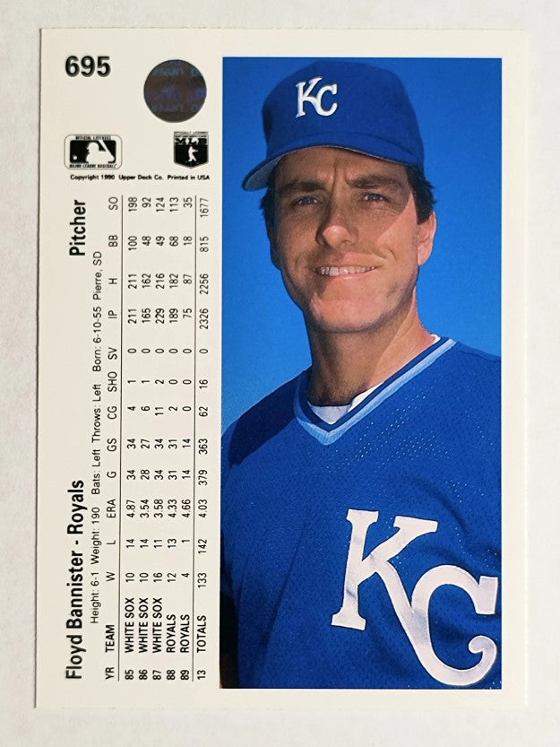 1990 Upper Deck #695 Floyd Bannister