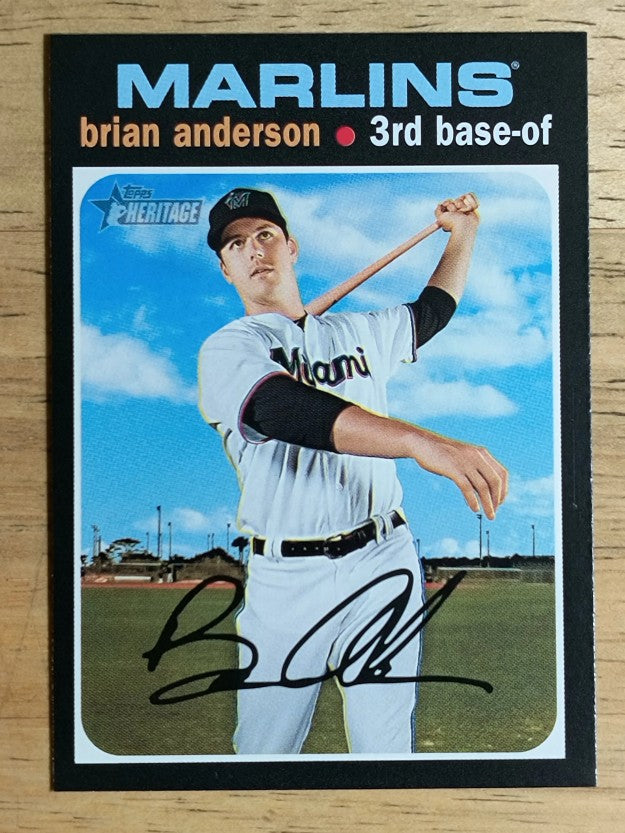 2020 Topps Heritage #240 Brian Anderson