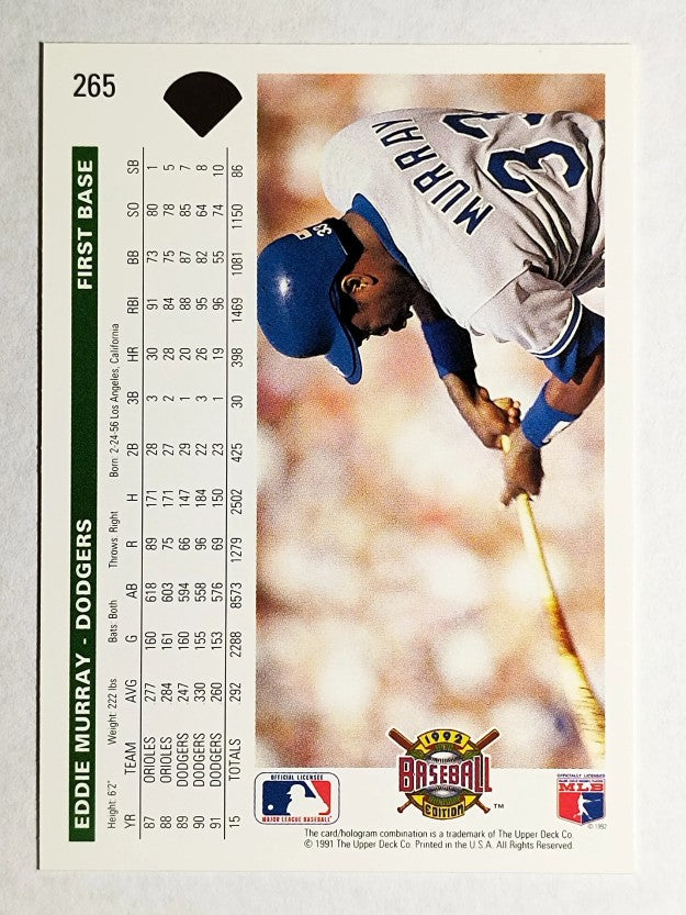 1992 Upper Deck #265 Eddie Murray